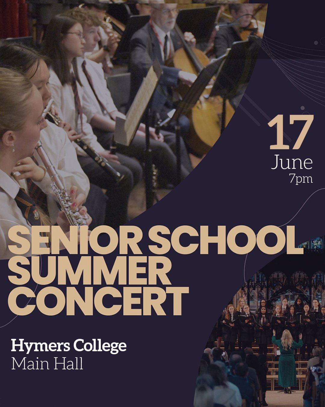 Join us for our final Senior School music event of the year! 

Ensembles and bands featuring students in Years 7 to 9 will be performing some wonderful music for all members of the Hymers community to enjoy. 

🎶Summer Concert
📅Wednesday 17 June 
⌚7