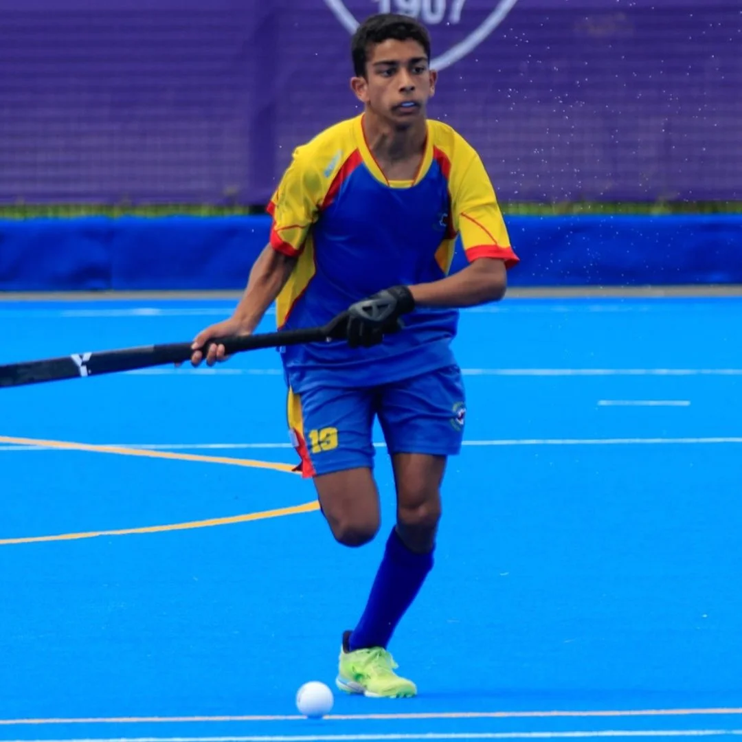 Congratulations to Sameer as he joins UK Lions Hockey