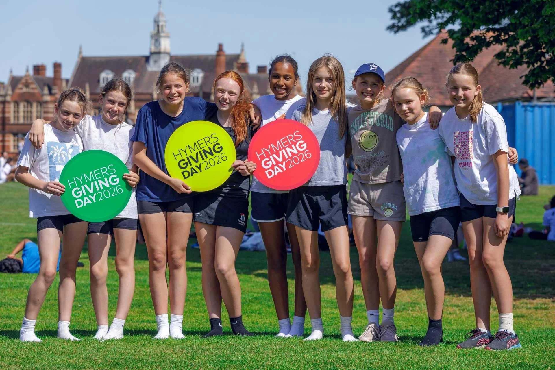 Pupils celebrating Giving Day at Hymers College_.jpg