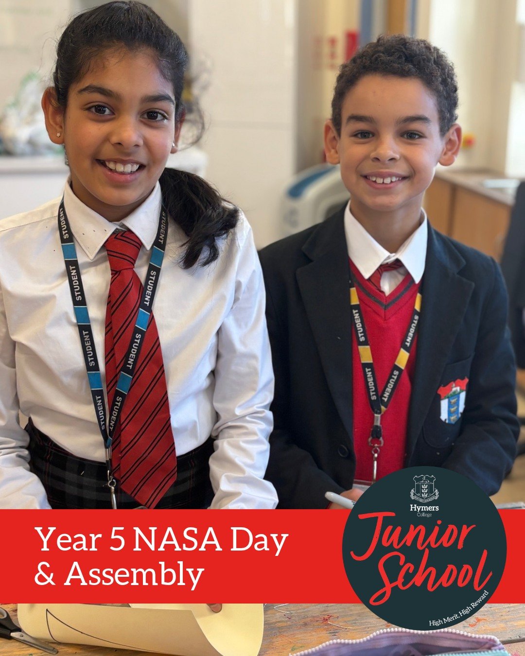 Year 5 enjoyed an exciting NASA-themed morning, taking part in a range of hands-on space activities as part of their Earth and Space science topic. 🚀

In the swimming pool, pupils considered how astronauts move in space and explored buoyancy, while 