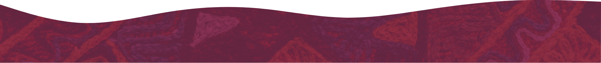 A digital illustration featuring a purple, red, and orange marbled background with a black curved shape at the top.