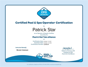 CPO Certification | Pool Operator Certification Course Online | The ...