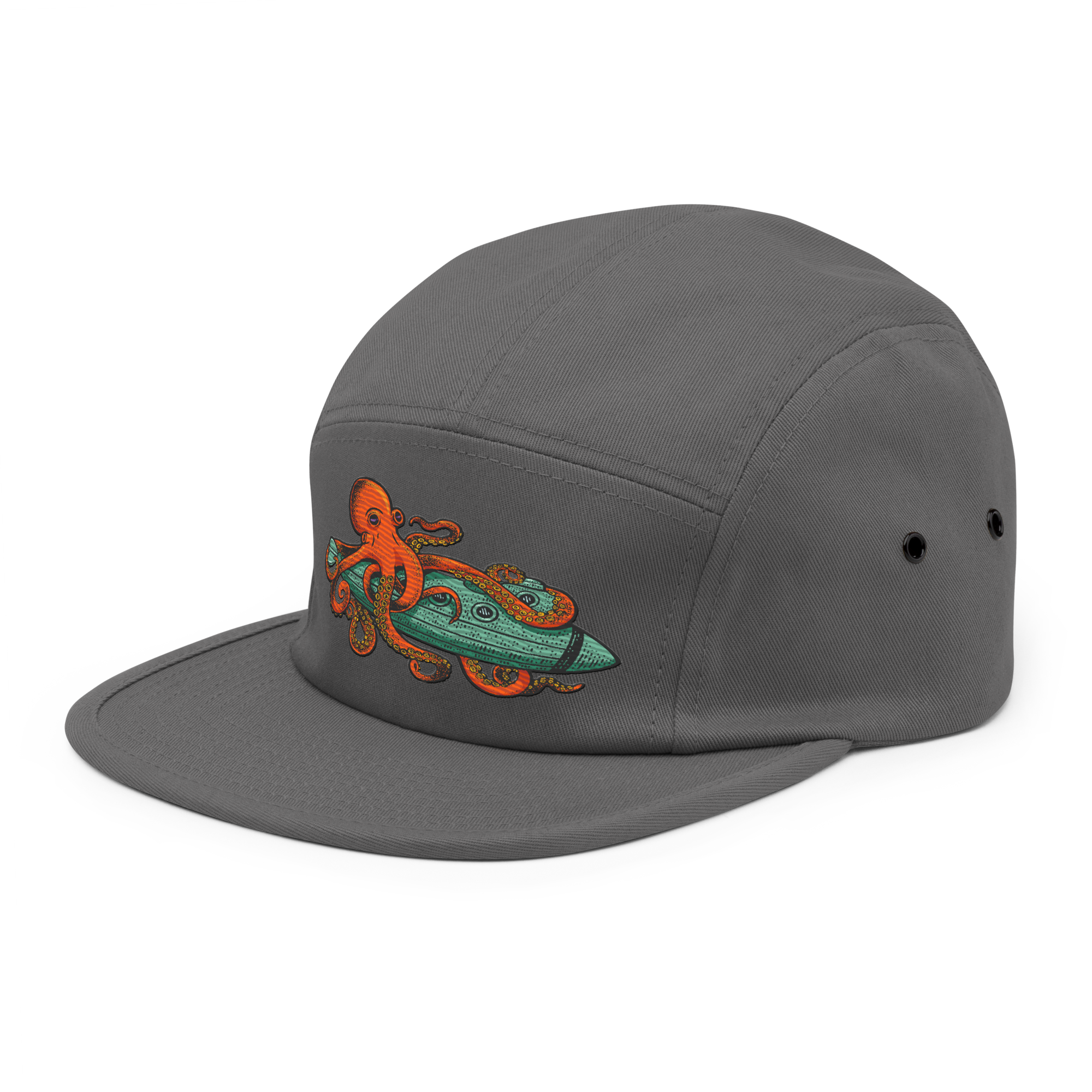 5-panel-cap-grey-left-front-69c6dee6a01f6.png