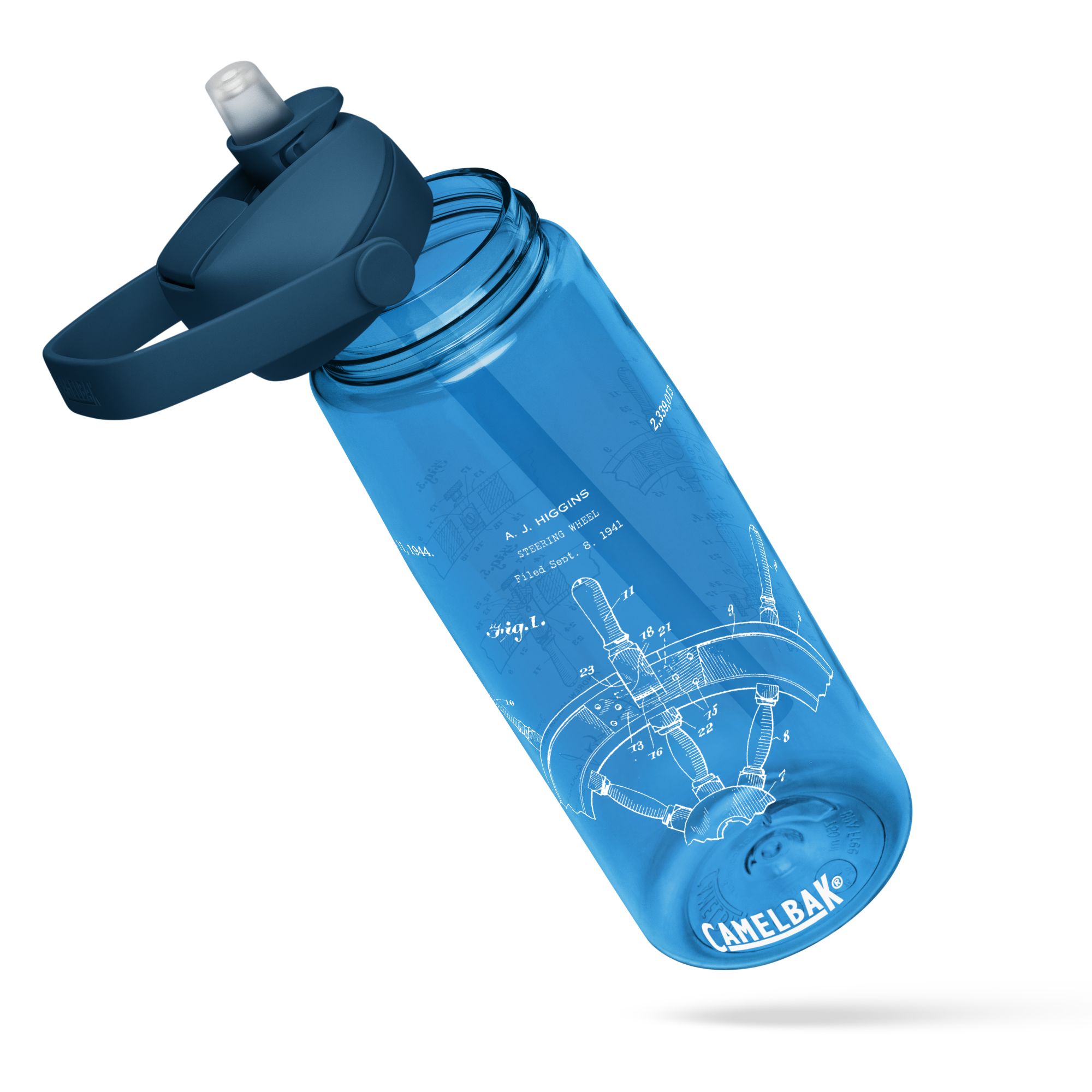 1941 Steering Wheel Drawing - 25 oz CamelBak Bottle