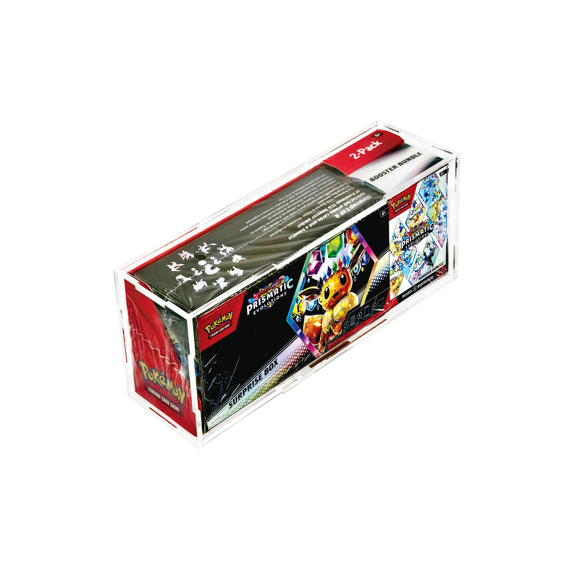 Acrylic Display Case for Sam's Club Prismatic Surprise Box and Booster Bundle