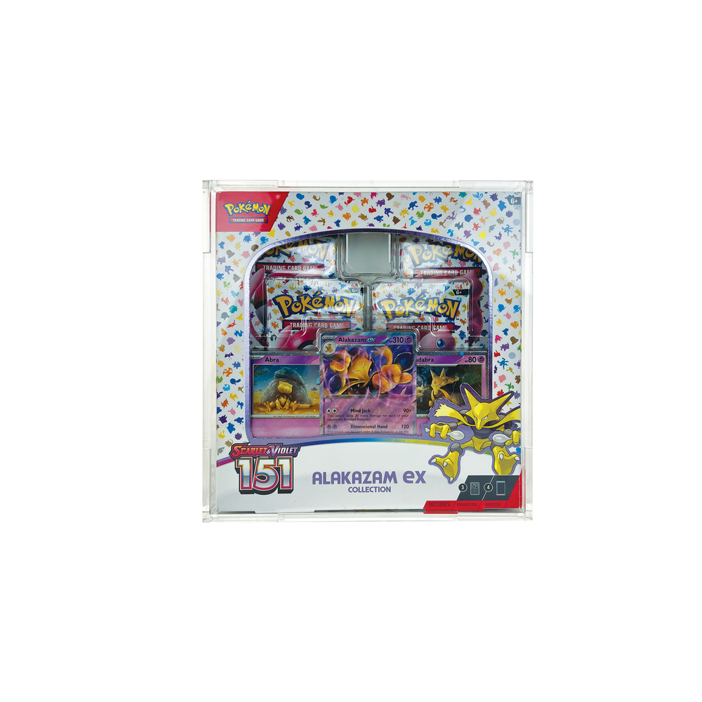 Press Fit Acrylic Display Case for Pokemon 151 Alakazam EX