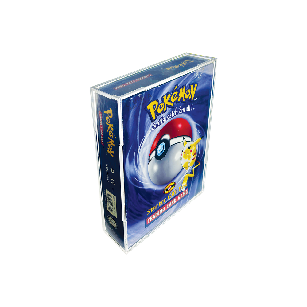 pokemon starter gift box trading card game Acrylic Display Case for Pokemon Starter Gift Box — Luna Fabrication