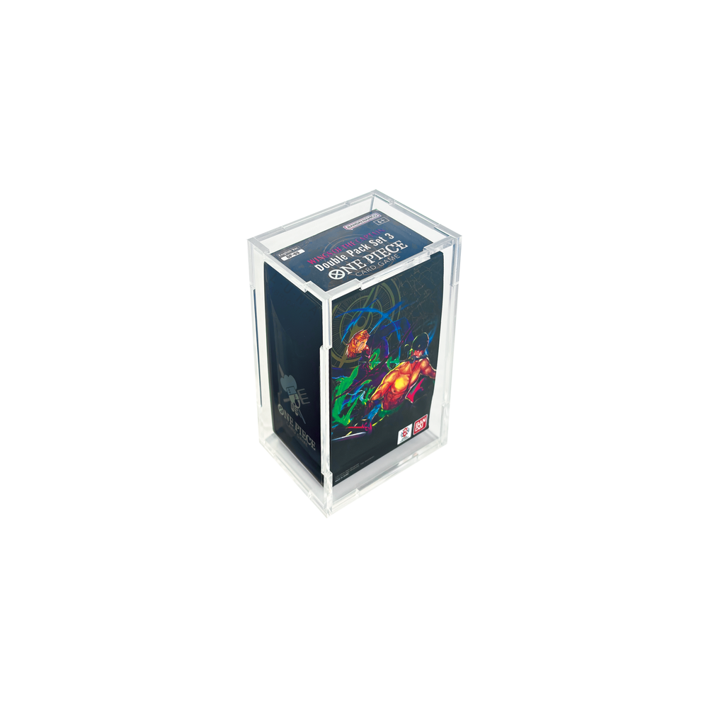 Acrylic Display Case for One Piece Double Pack Set Box  Luna Fabrication