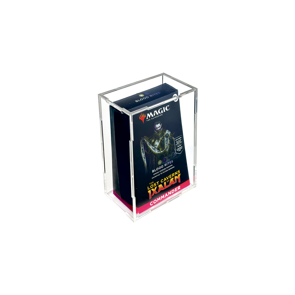 Acrylic Display Case for MTG Commander Deck Luna Fabrication Acrylic Display Case for MTG Commander Deck Luna Fabrication