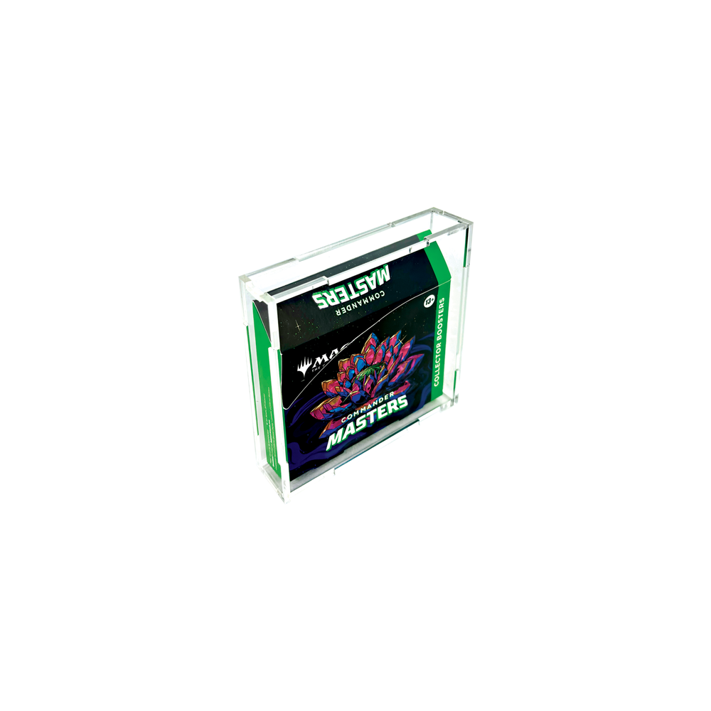 Acrylic Display Case for MTG Commander Masters/Double Commander Booster Box   Luna Fabrication