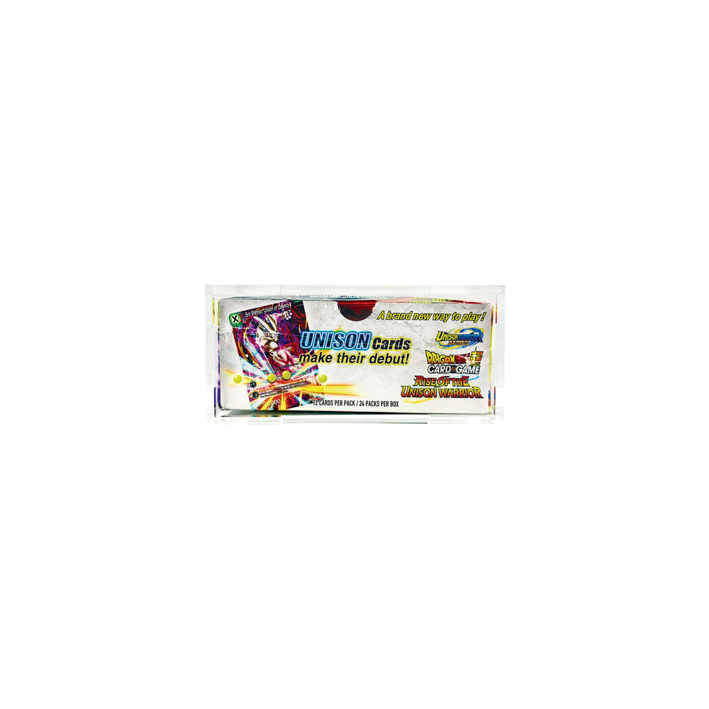 Acrylic Display Case For Dragon Ball CCG Unison Warrior Booster Box - Clear  Protective Box