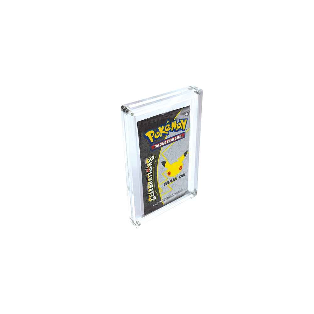 Magnetic Acrylic Display Case for TCG Booster Pack  Luna Fabrication