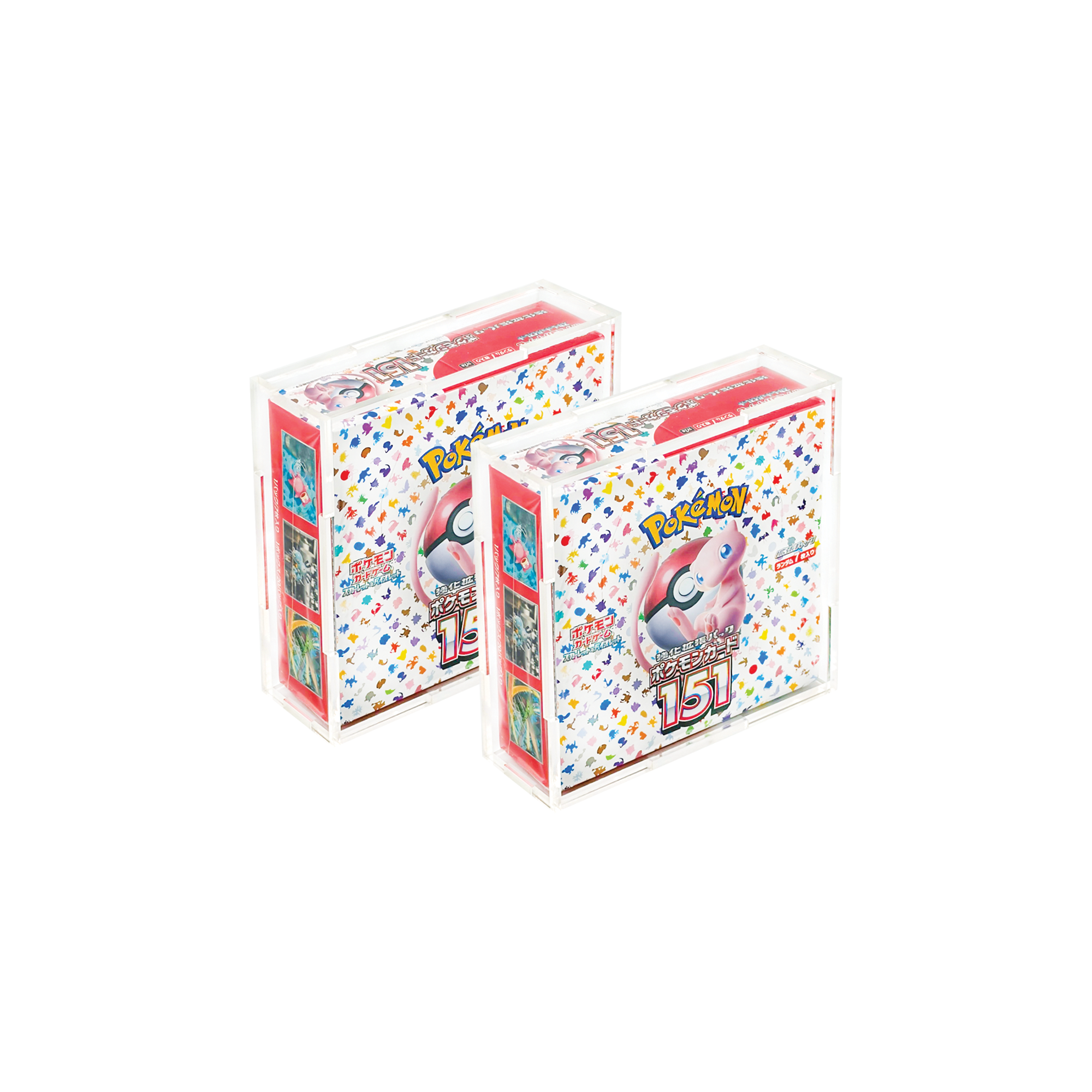 Acrylic Display Case for Japanese Booster Box (2 Pack)