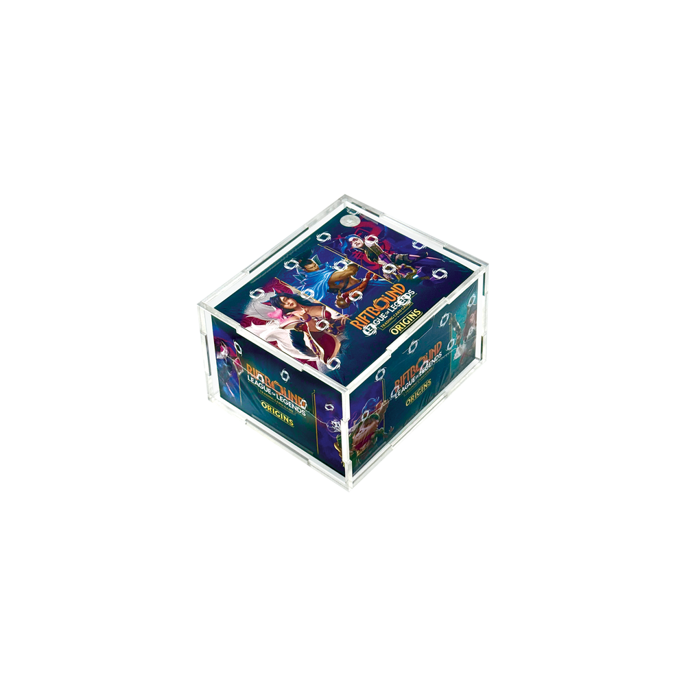 Acrylic Display Case for Riftbound League of Legends Booster Box  Luna  Fabrication