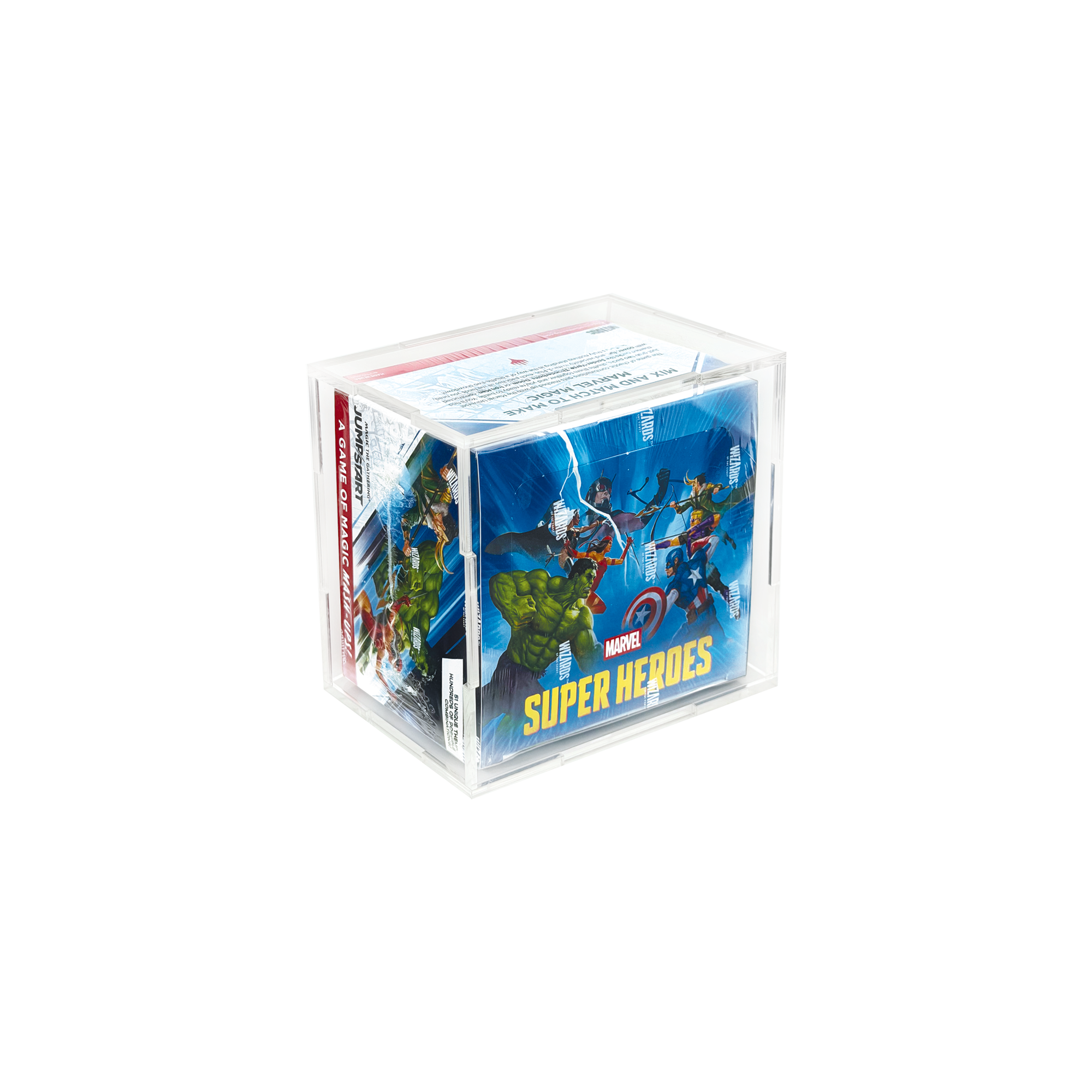 Acrylic Display Case for Magic the Gathering Marvel Super Heroes Jumpstart Box
