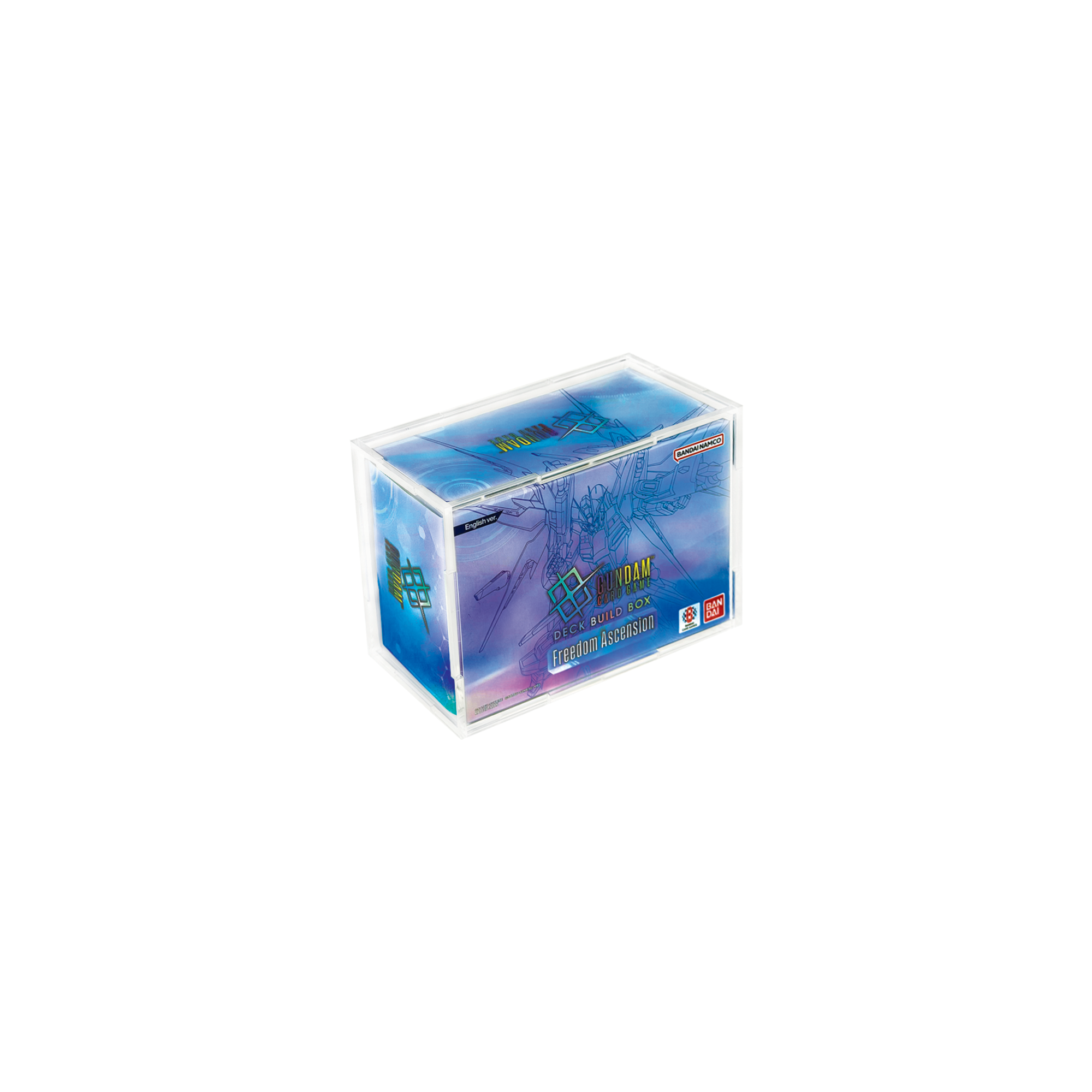 Acrylic Display Case for Gundam Freedom Ascension [SC01] Deck Build Box