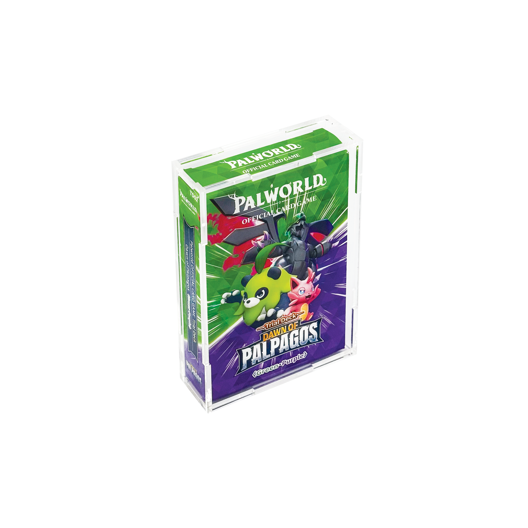 Acrylic Display Case for Palworld Dawn Of Palpagos Trial Deck