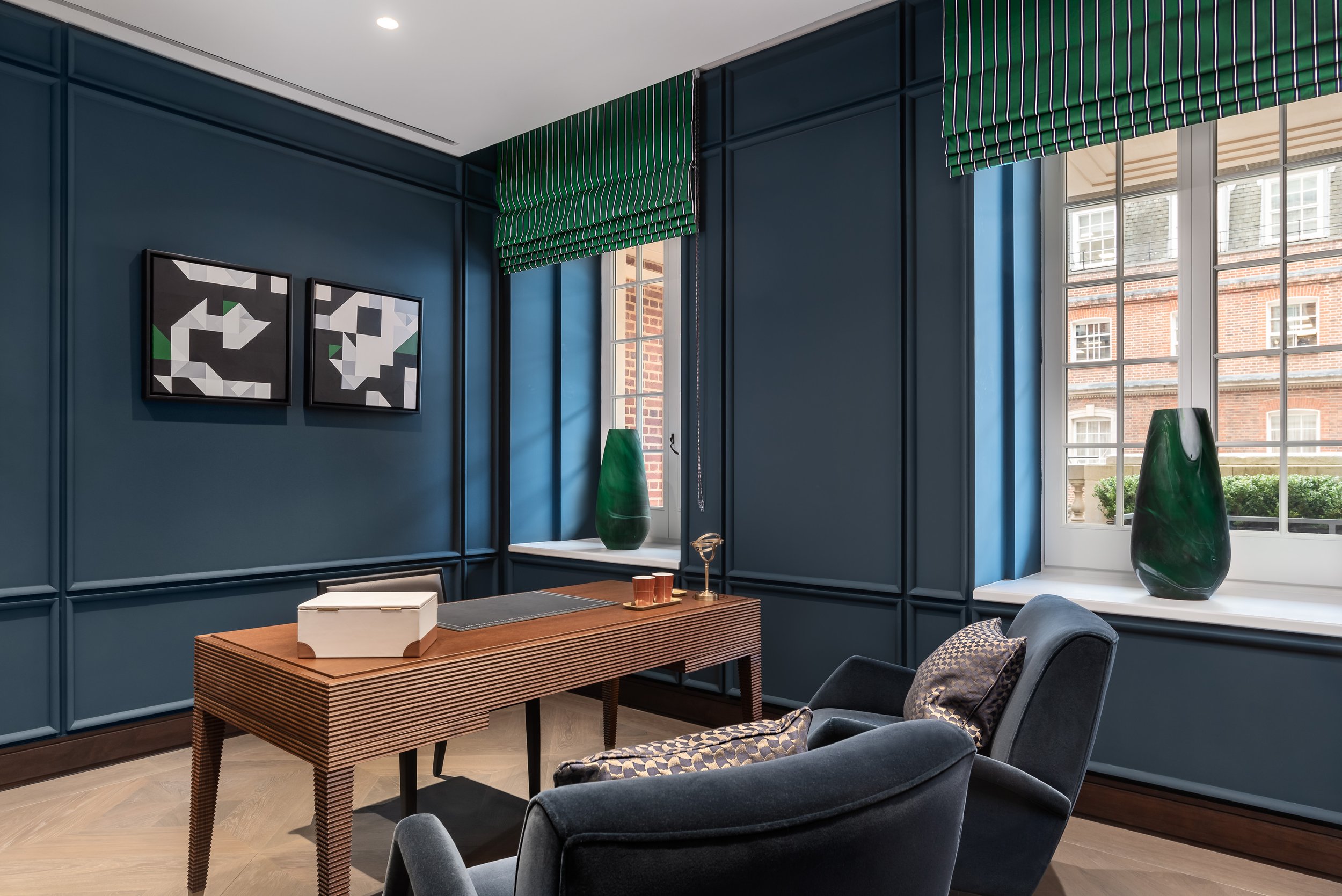 Studio Lodha Navy and Green Study