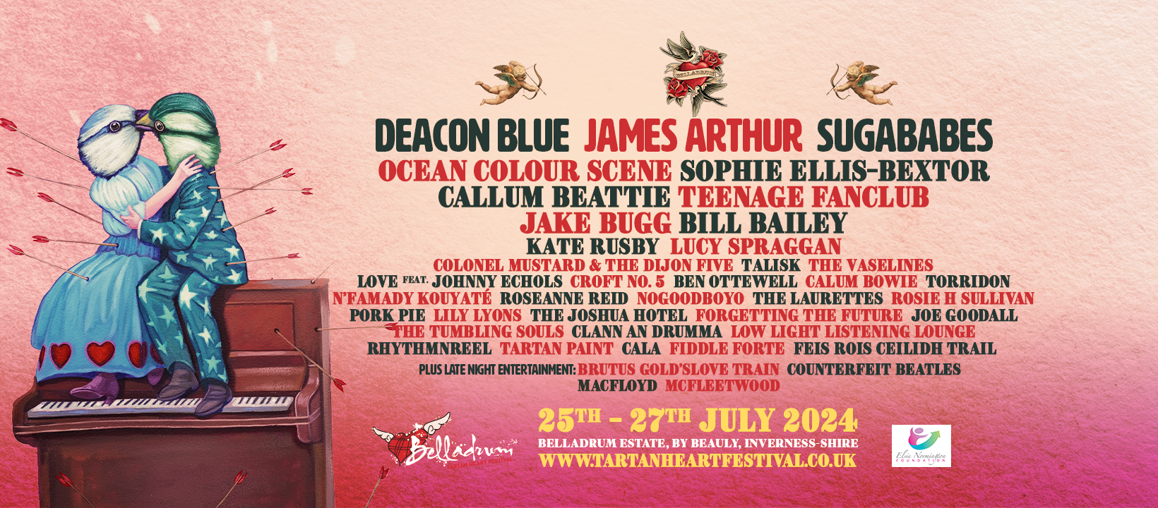 JAMES ARTHUR, OCEAN COLOUR SCENE, JAKE BUGG &amp; MORE ADDED TO BELLADRUM 2024 LINEUP