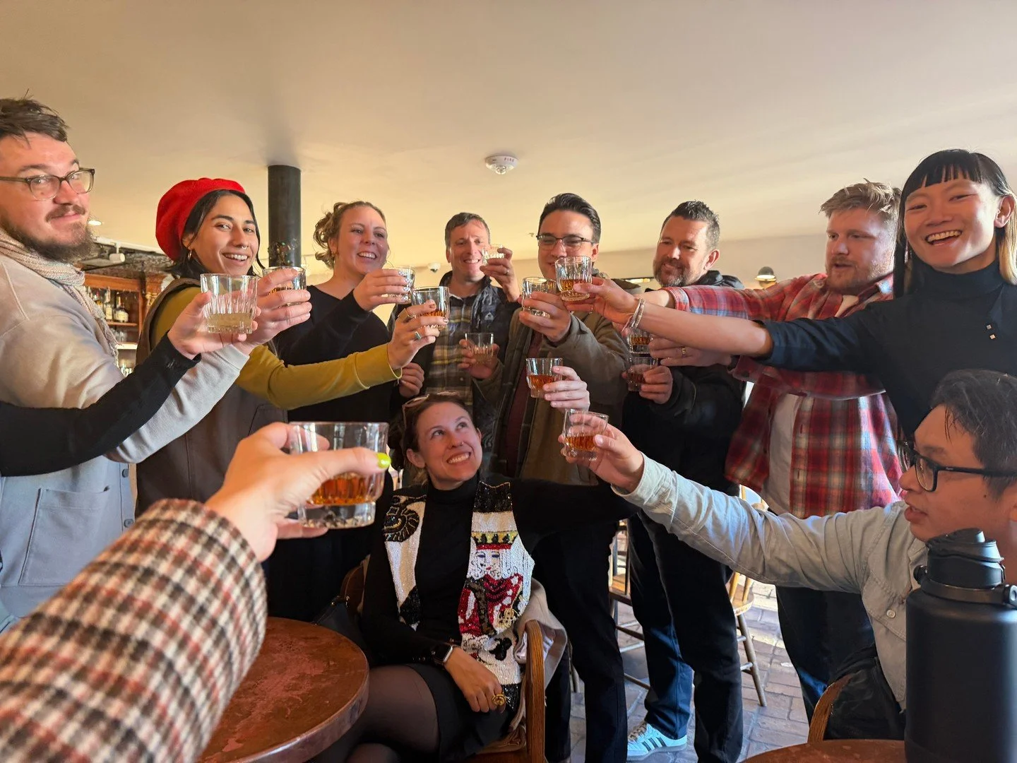 A little holiday cheer, Santa Fe style ✨We spent the day walking, shopping, sharing great meals, visiting the IAIA Museum of Contemporary Native Arts, and simply enjoying time together. We are so grateful for this team, the chance to slow down for a 