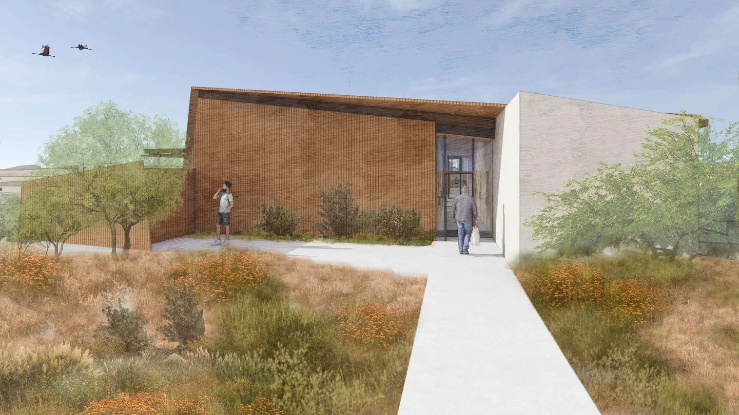 We are very excited to be working with @weddlegilmore and US Fish &amp; Wildlife on improvements at the Bosque del Apache National Wildlife Refuge. One part of the campus redesign is a bunkhouse and volunteer lounge, designed to support both visiting