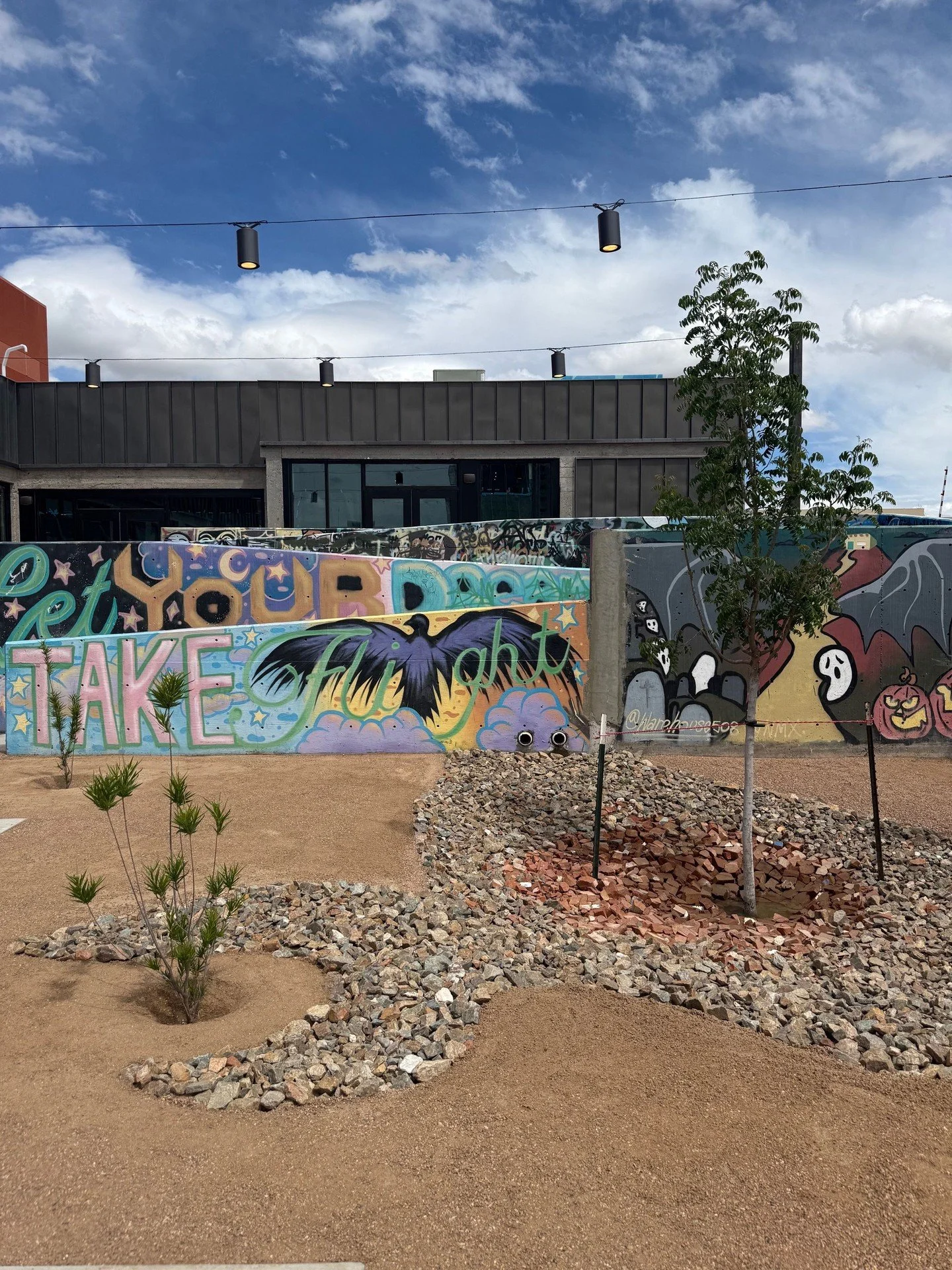 This near-complete renovation for the City of Albuquerque reimagines a former Downtown warehouse into a vibrant arts and community hub along the future Rail Trail. These construction progress photos highlight how the design blends preservation of its