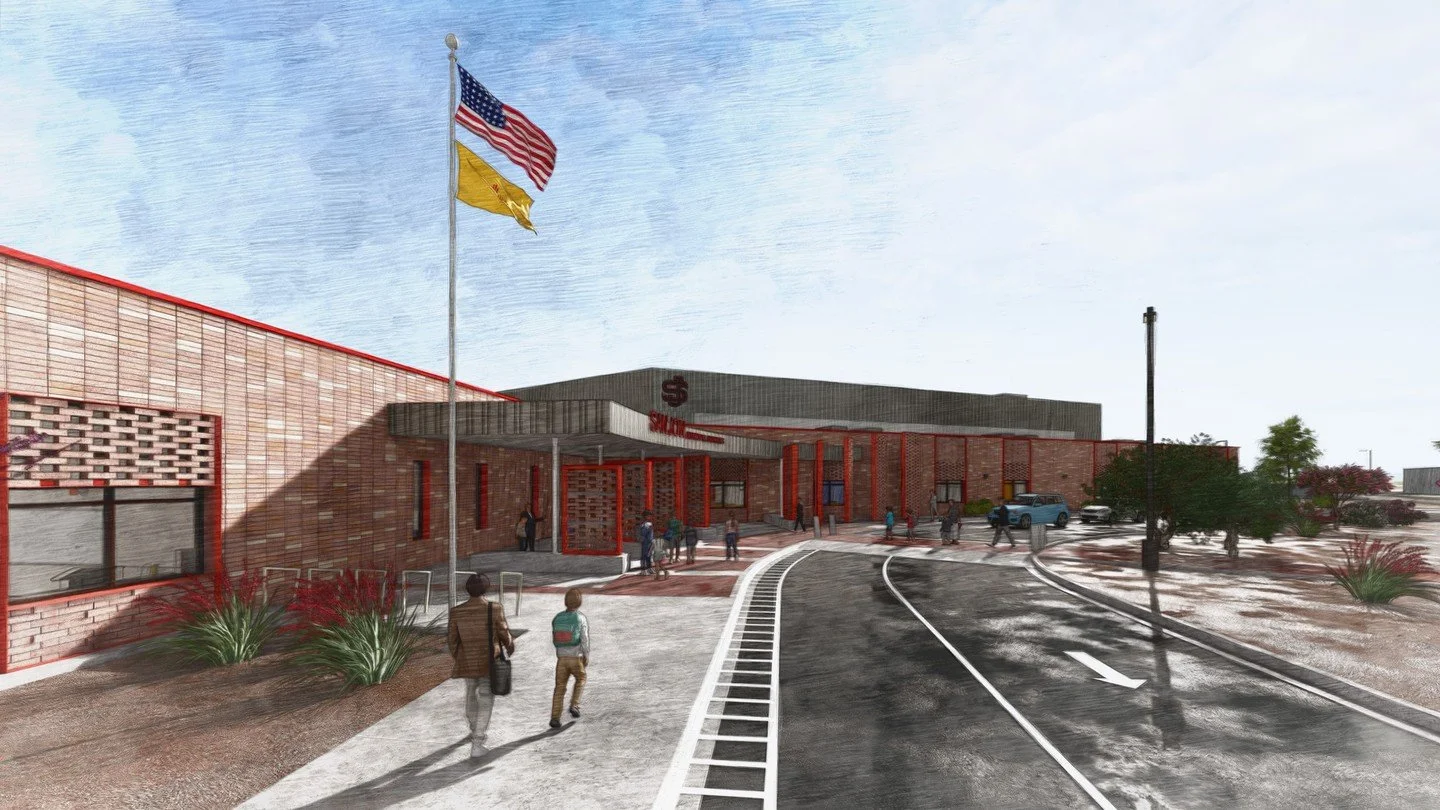 We're excited about the next milestone for San Jon Municipal Schools' new combined K-12 school - construction is set to begin, and we have updated renderings to share!

The design celebrates the community's identity while expanding opportunities for 