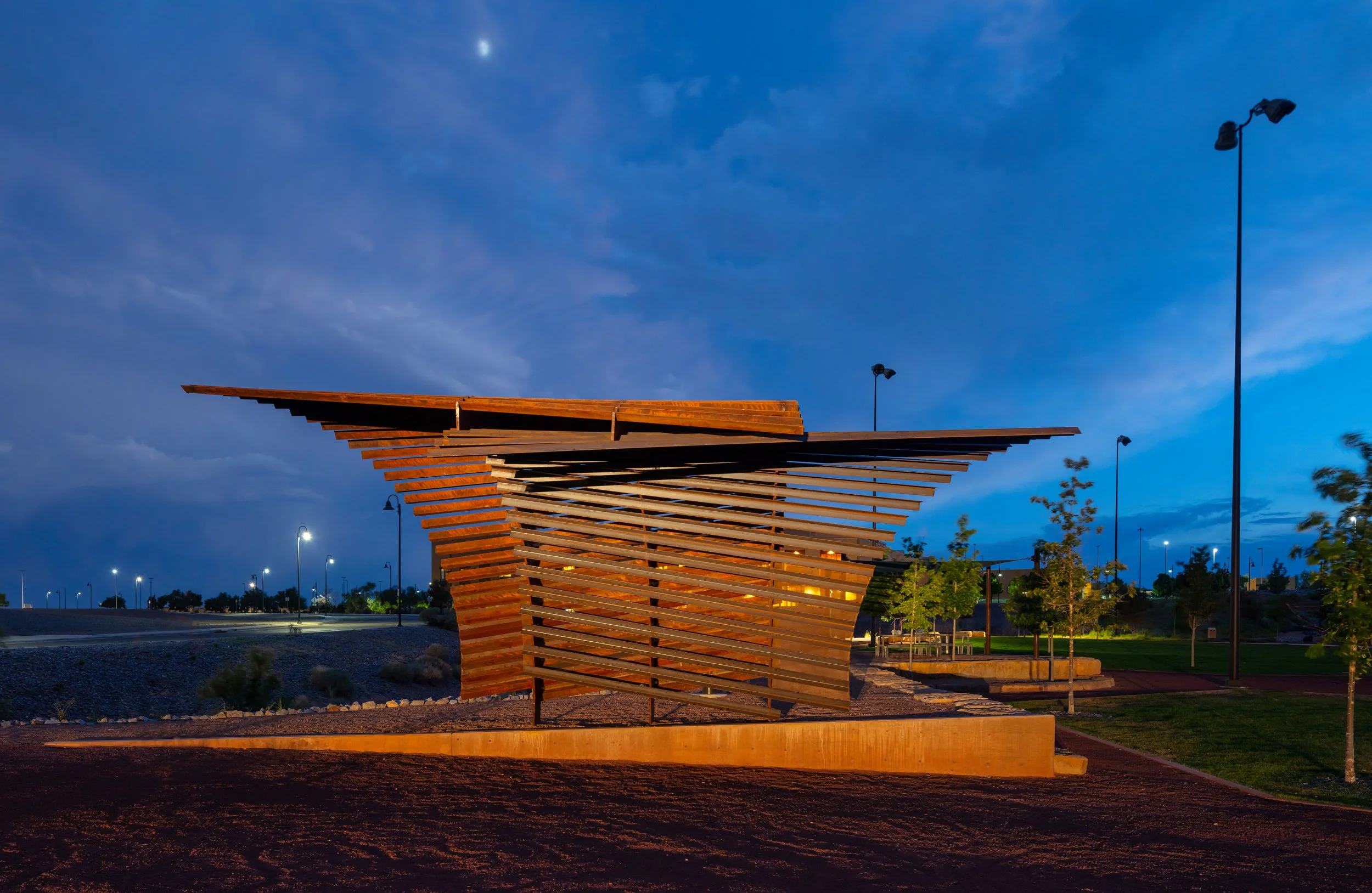 Rio Rancho Campus Park Shade Sculpture — FORMATIVE Architecture