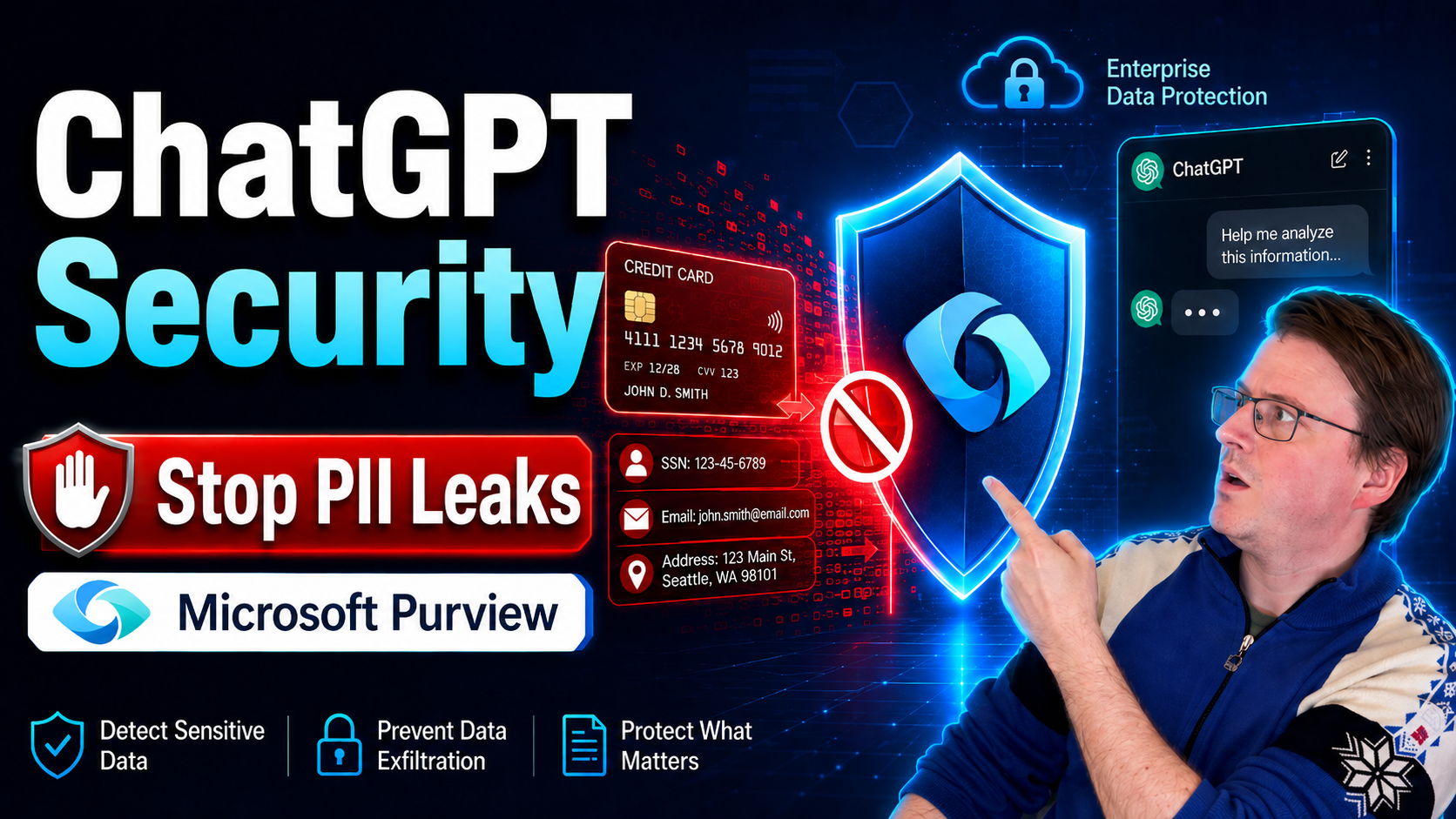 ChatGPT Security: Stop PII Leaks with Microsoft Purview