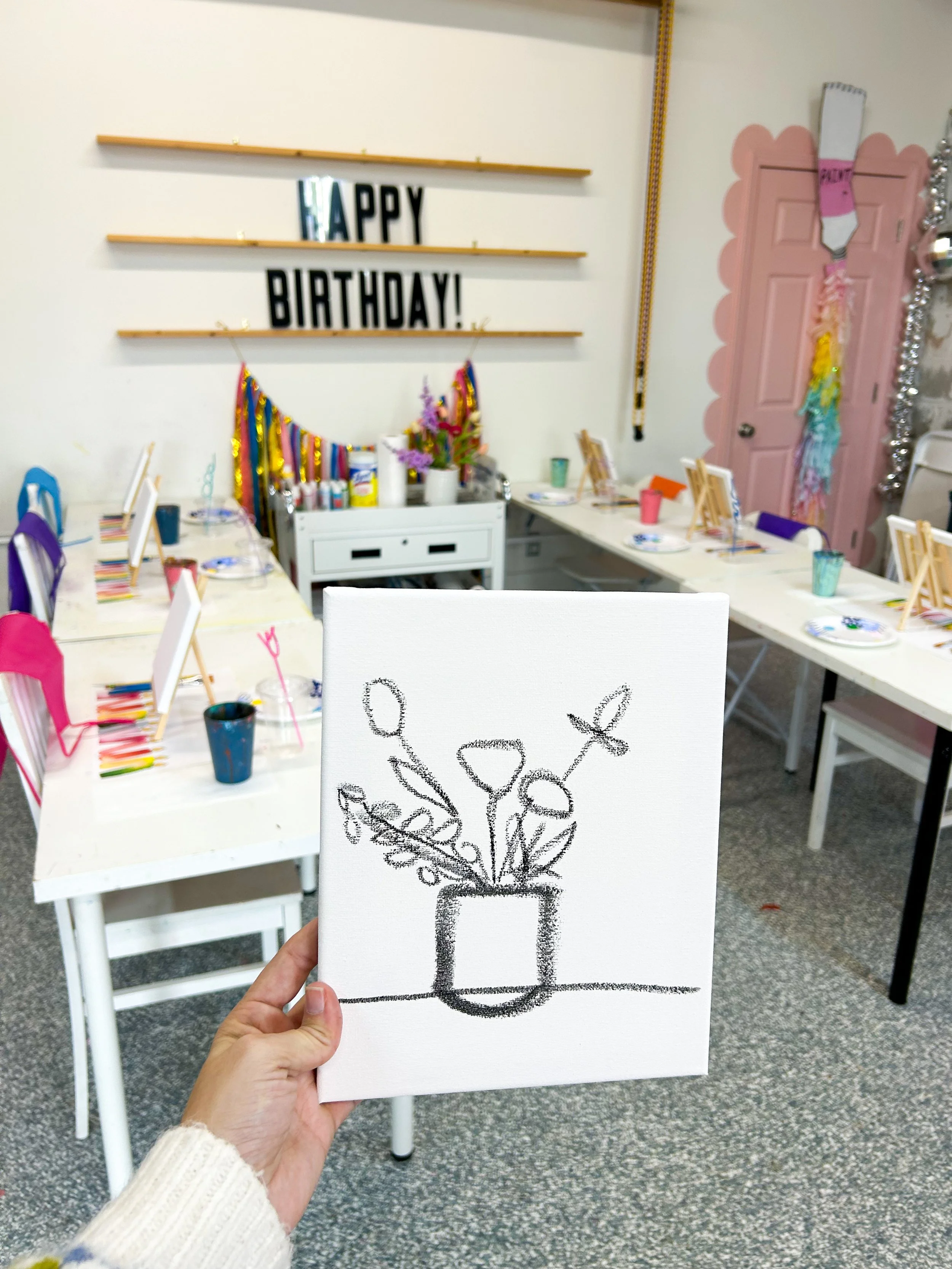 Art League 8x10 Floral Painting