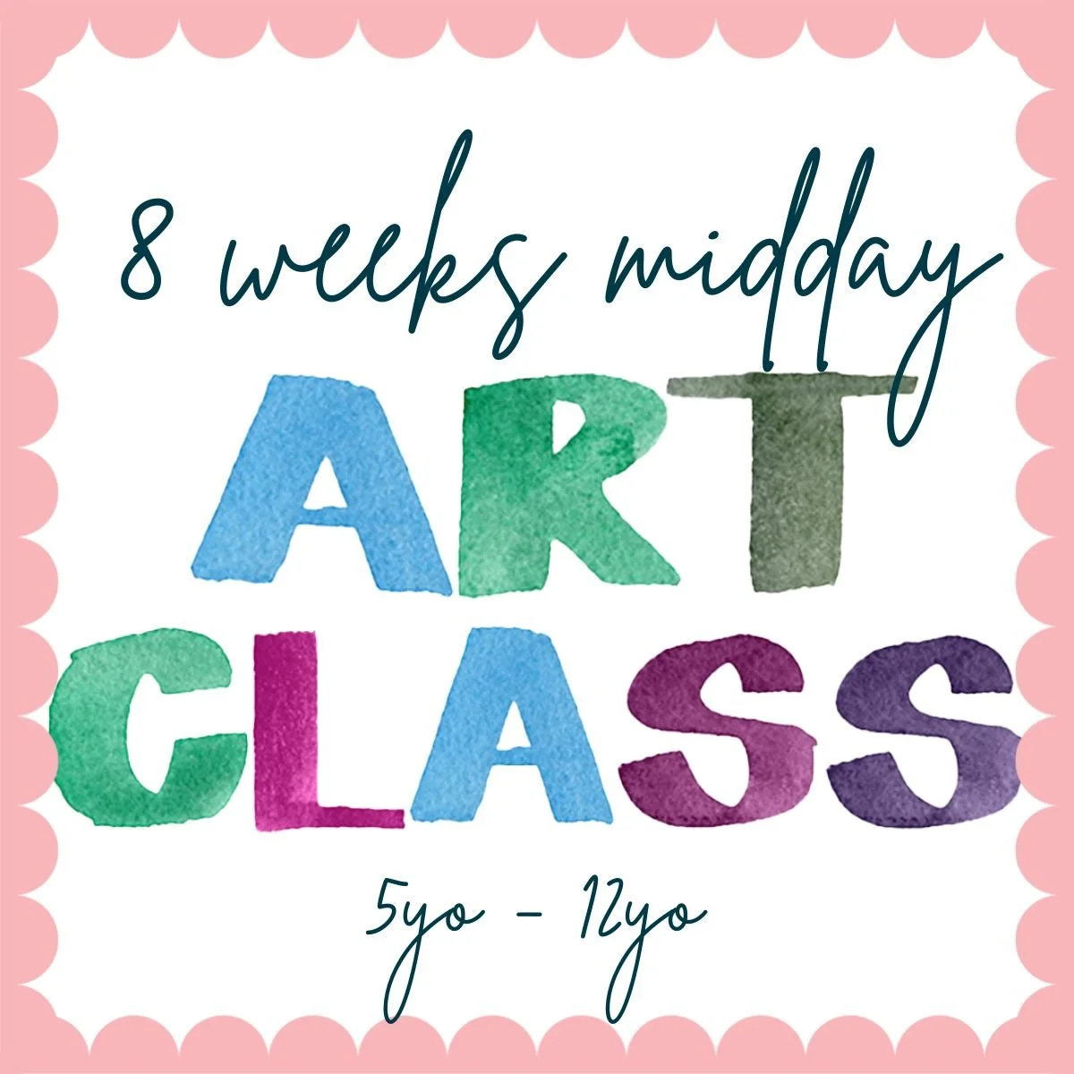 Monday Midday 5-12yo art class