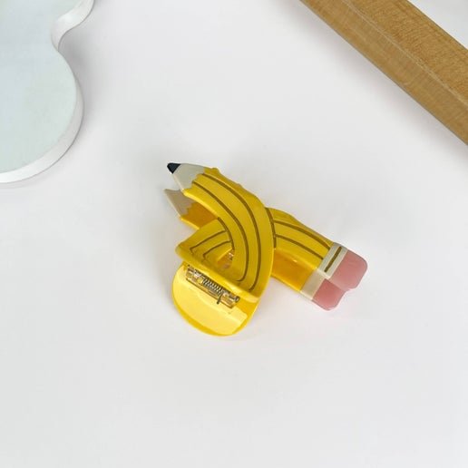 Loopy Pencil Acrylic Hair Claw Clip