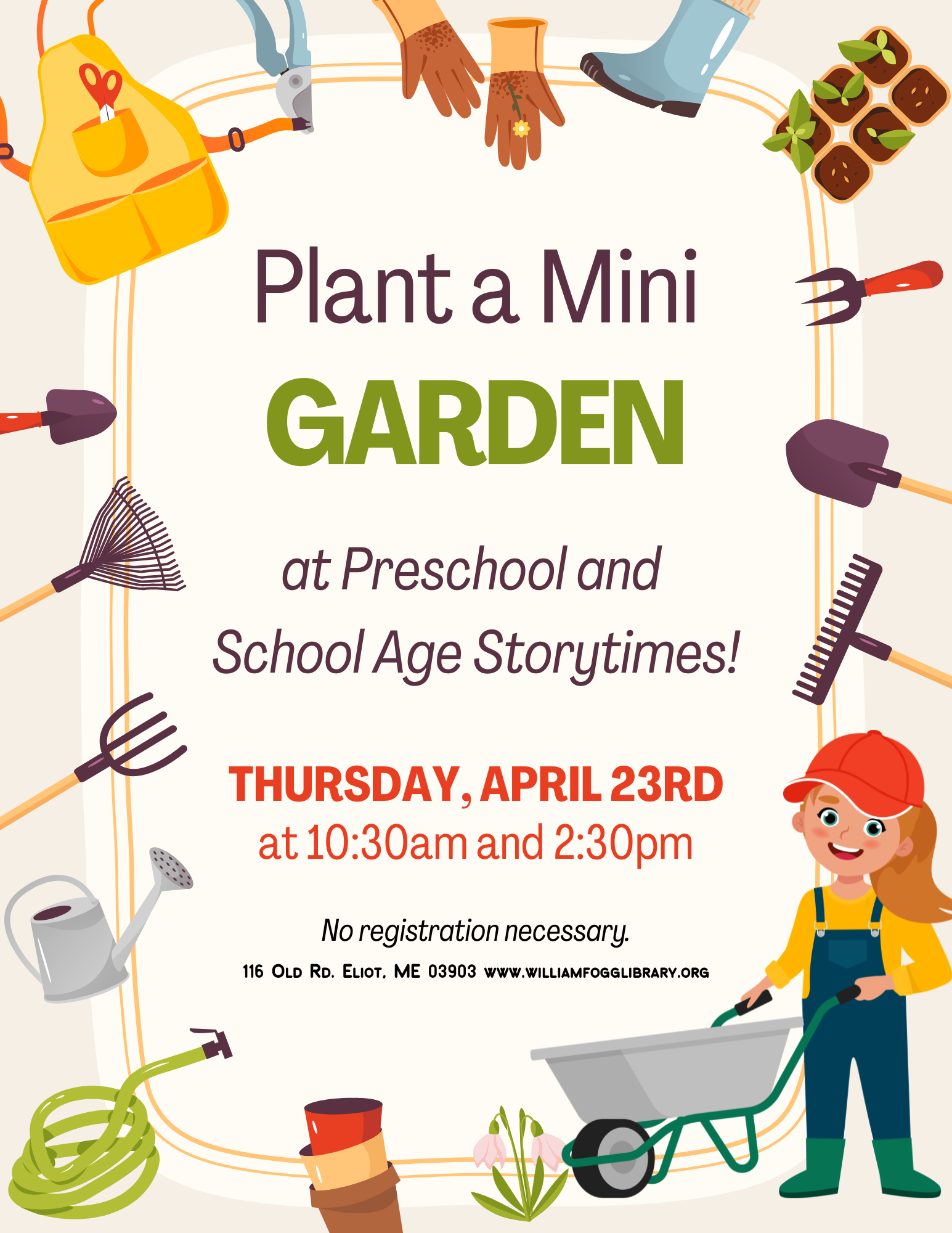 Plant a Mini Garden at Storytime
