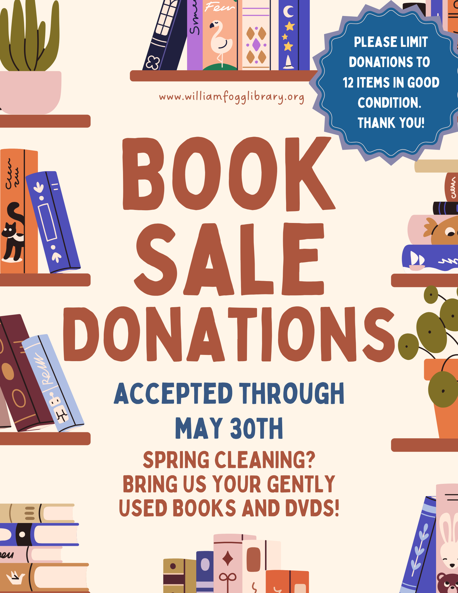 Book Sale Donations