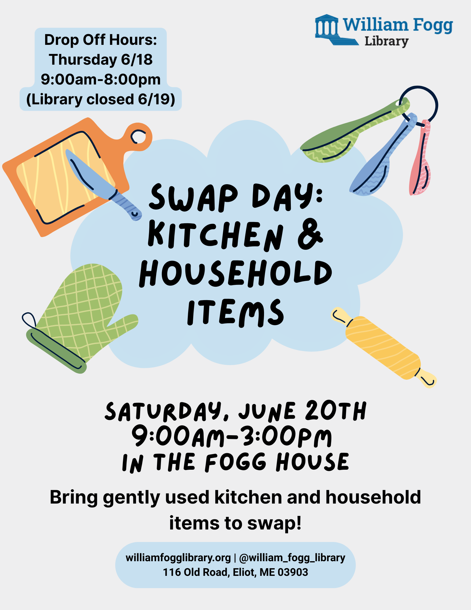 Swap Day: Kitchen and Household Items