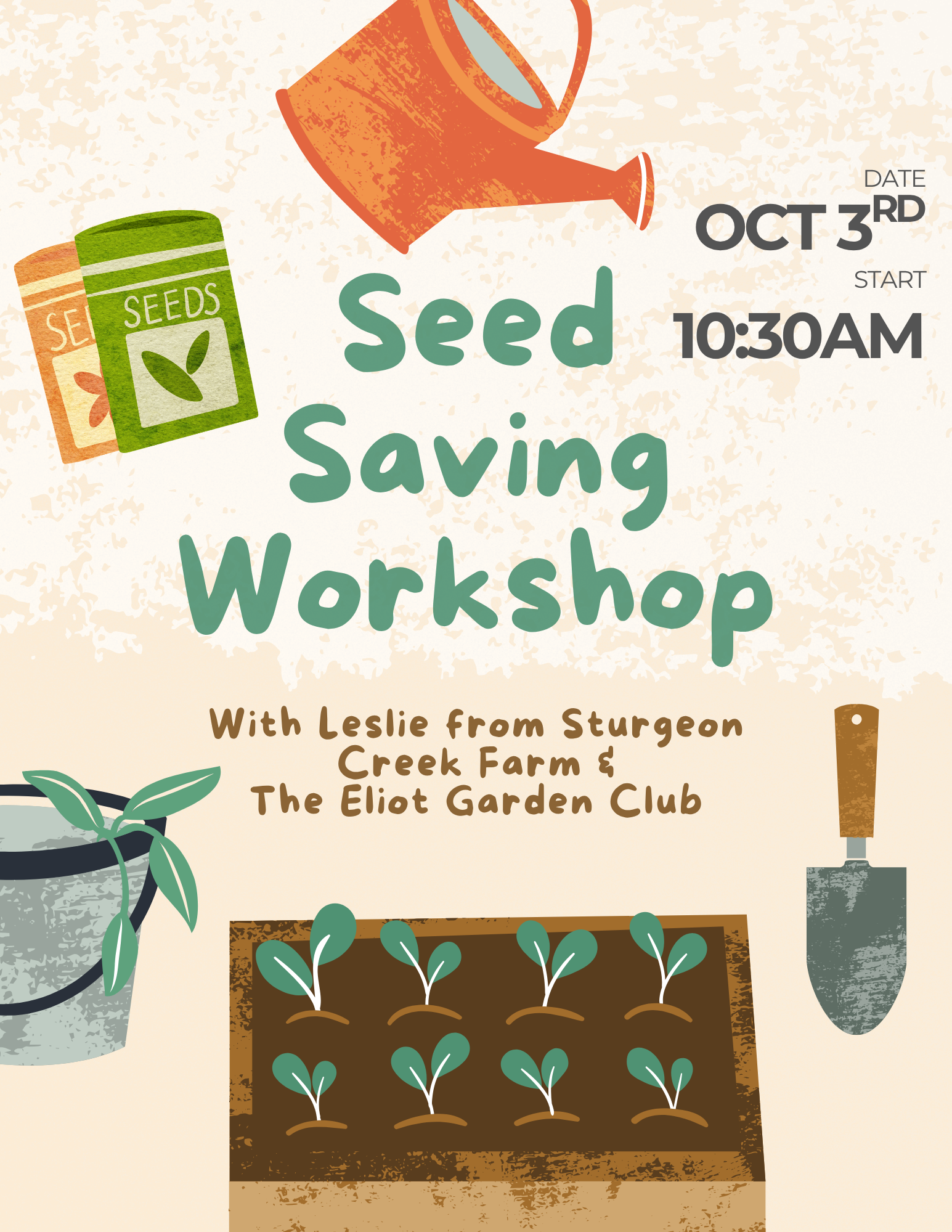 Seed Saving Workshop