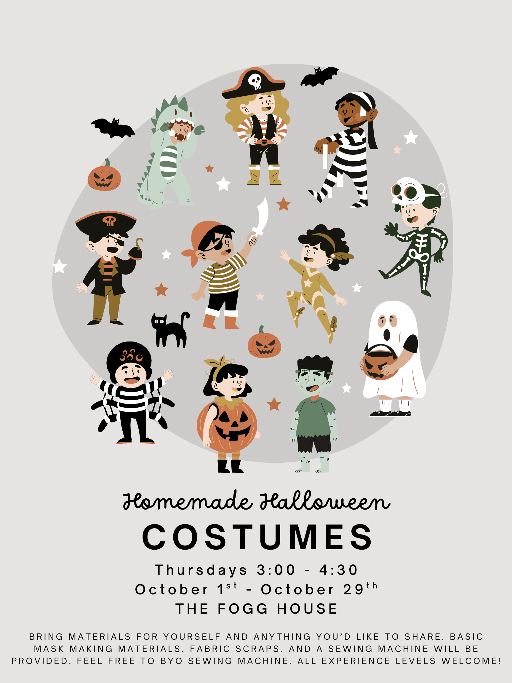 Homemade Halloween Costume Making