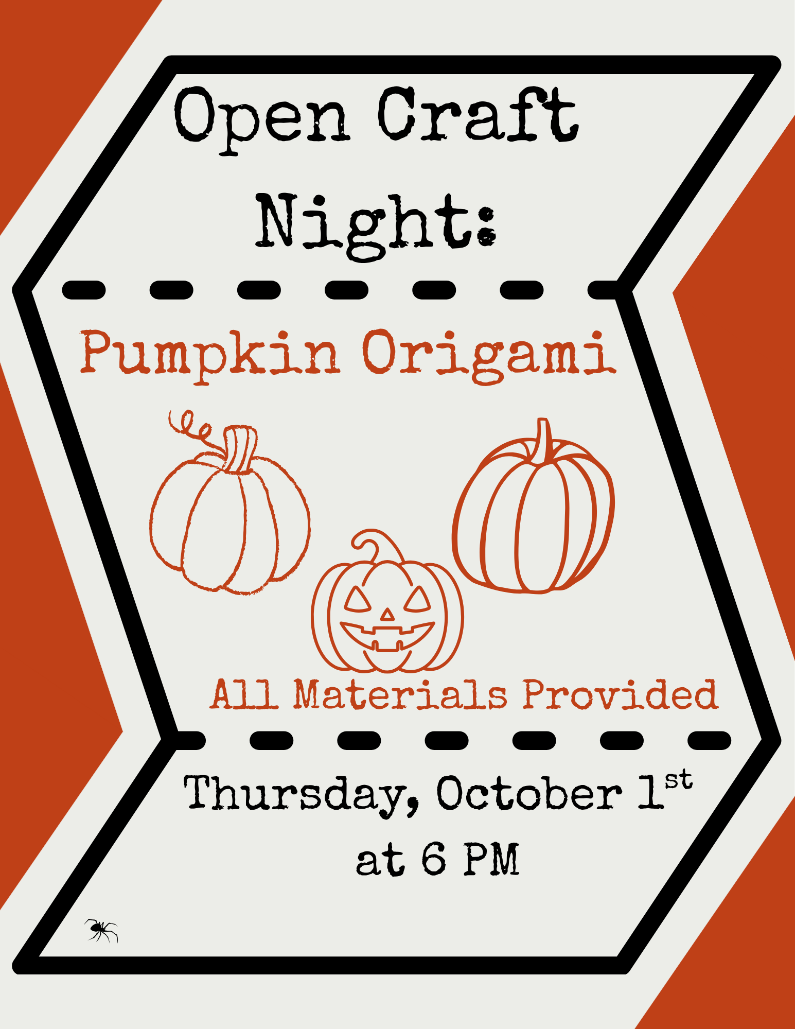Fall Craft Night: Pumpkin Origami