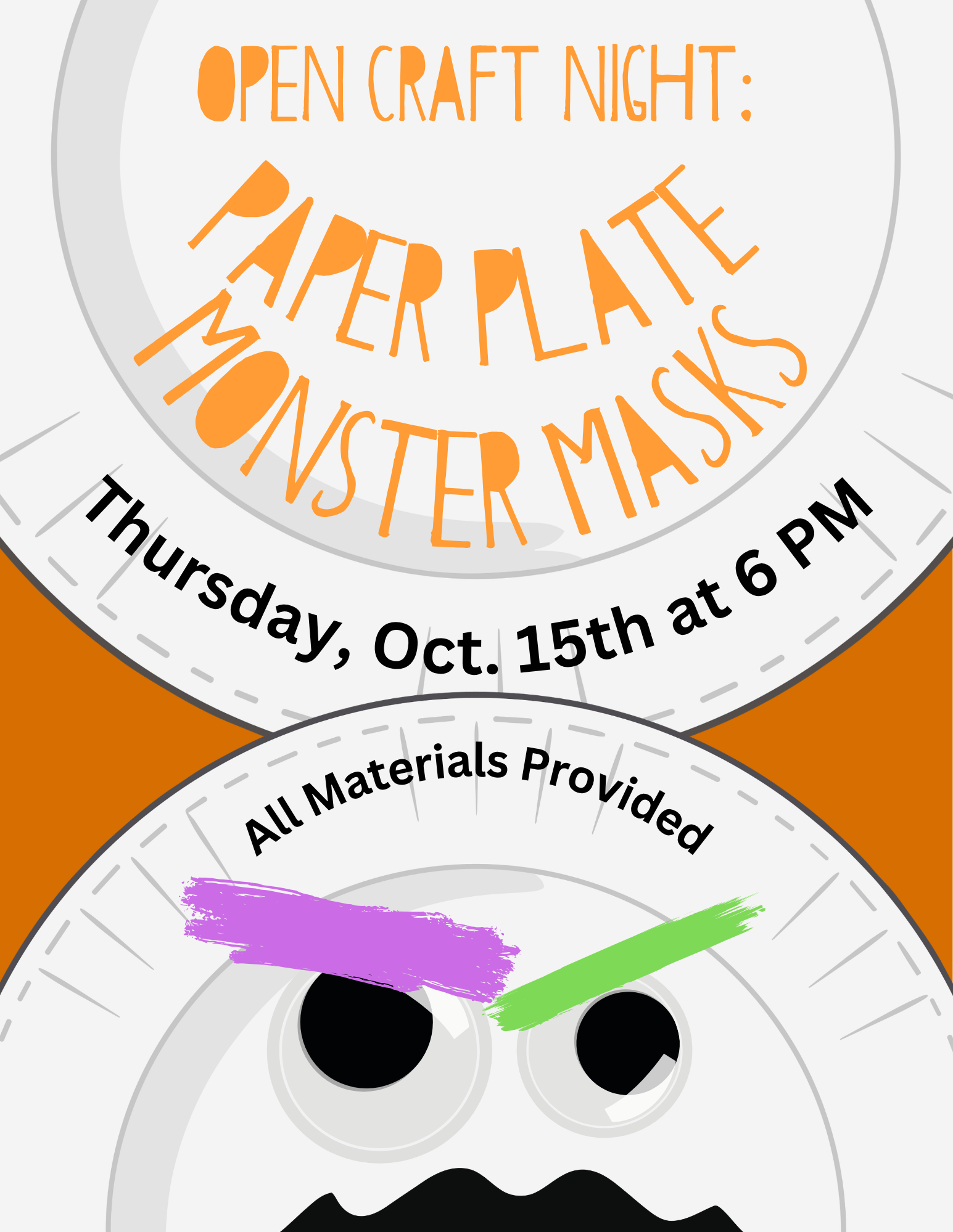 Craft Night: Paper Plate Masks