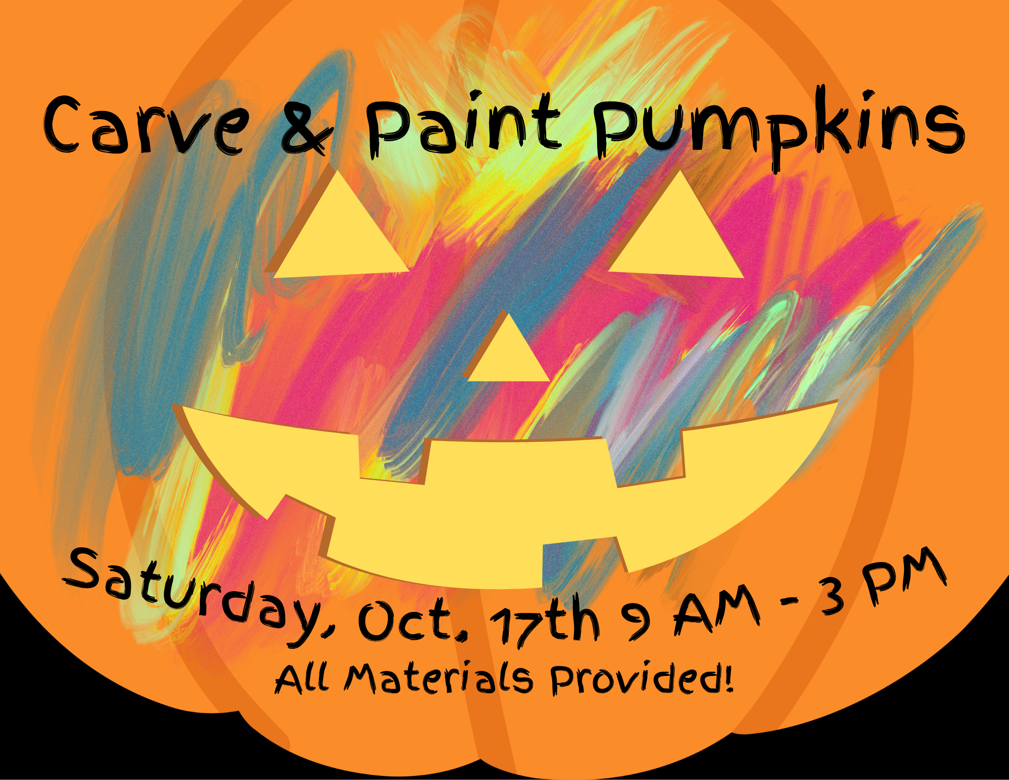 Paint &amp; Carve Pumpkins