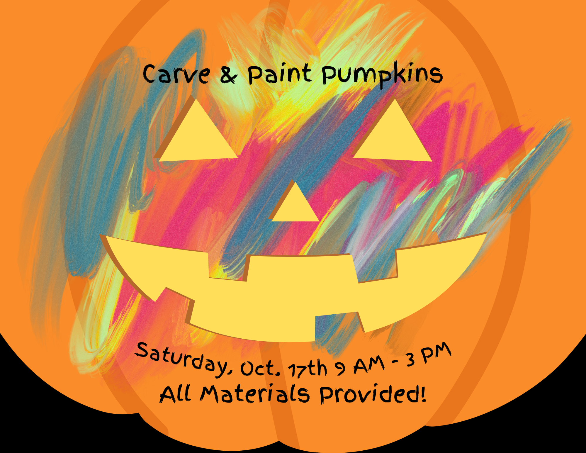 Paint &amp; Carve Pumpkins