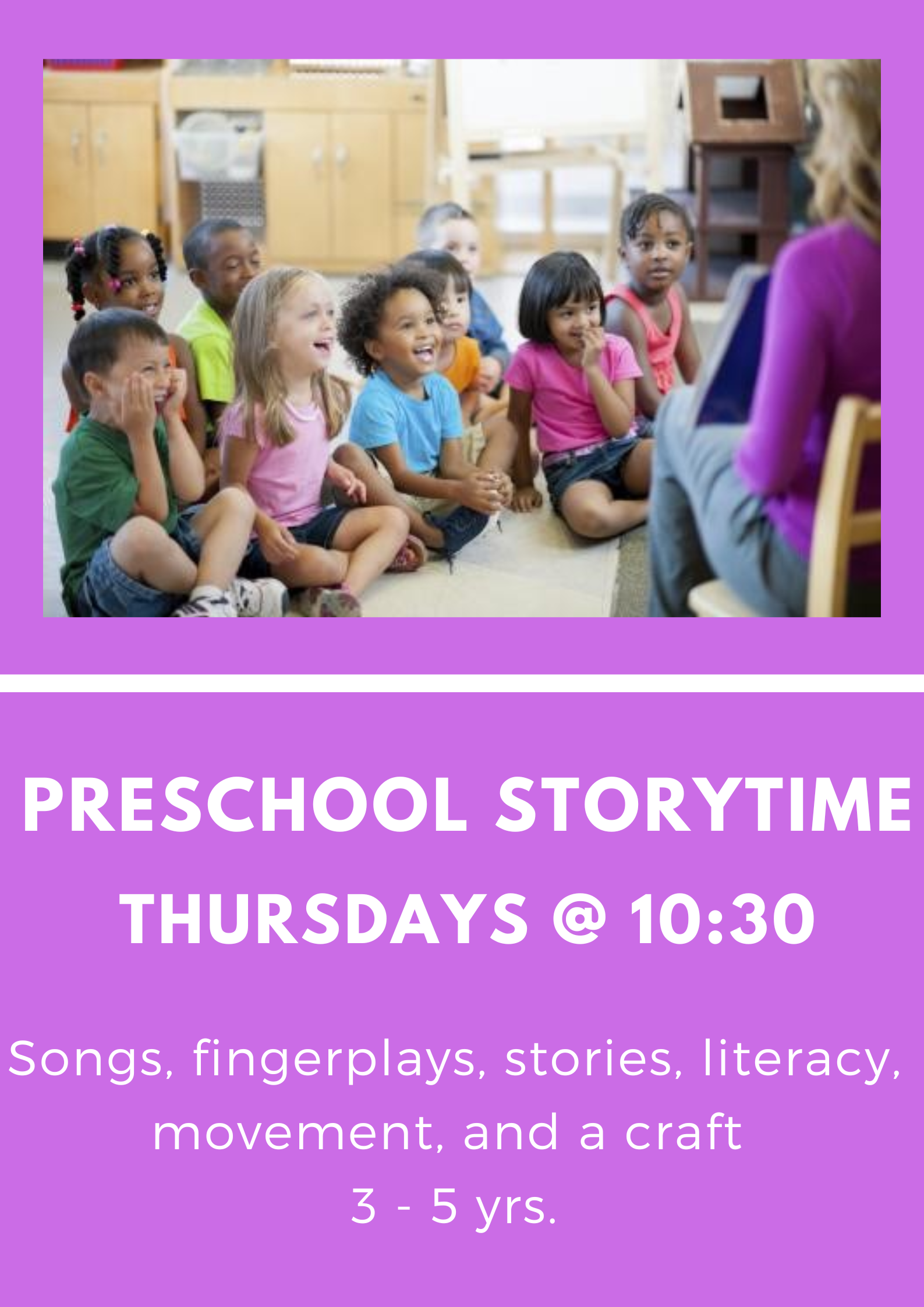 Preschool Storytime