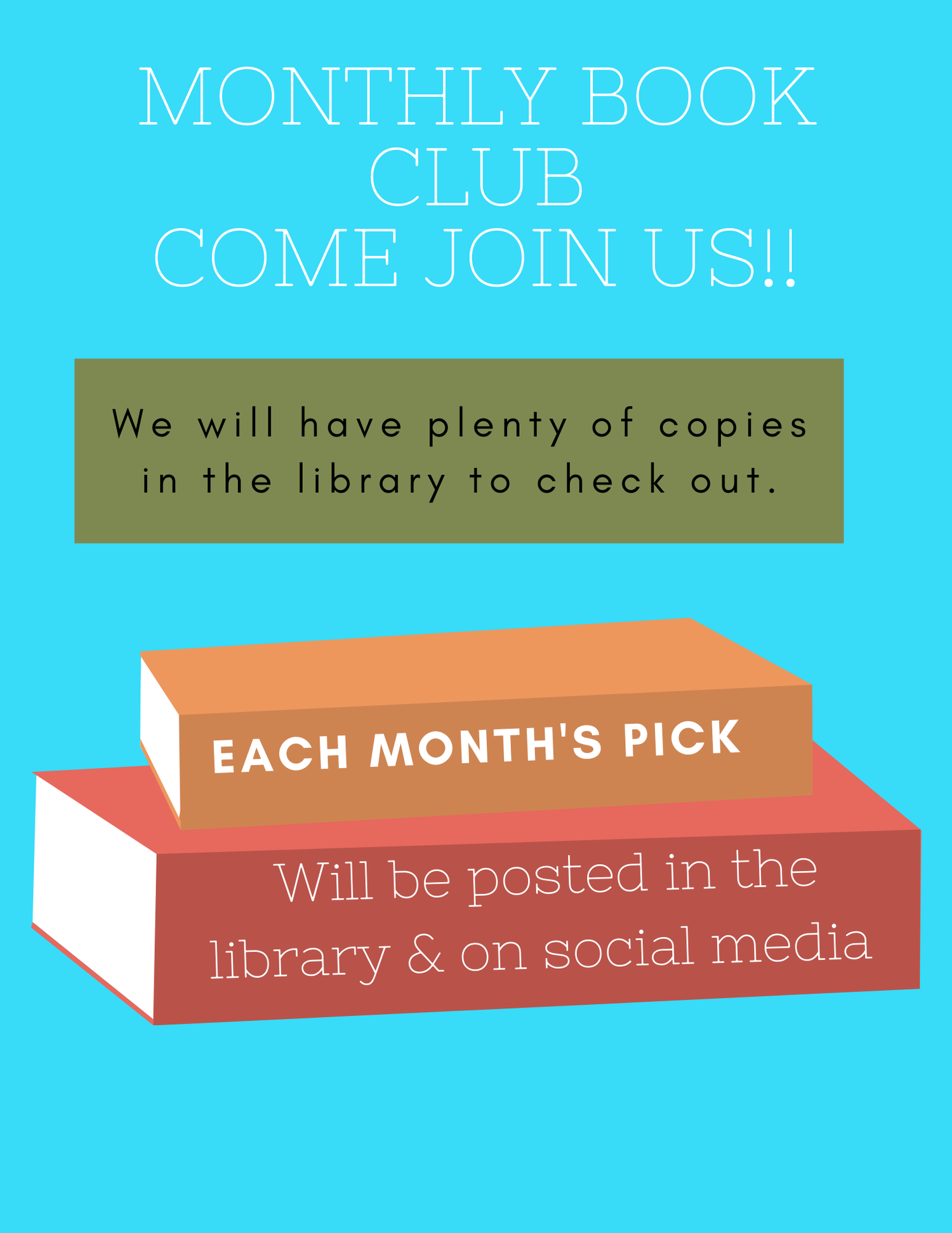 Adult Book Club | William Fogg Library