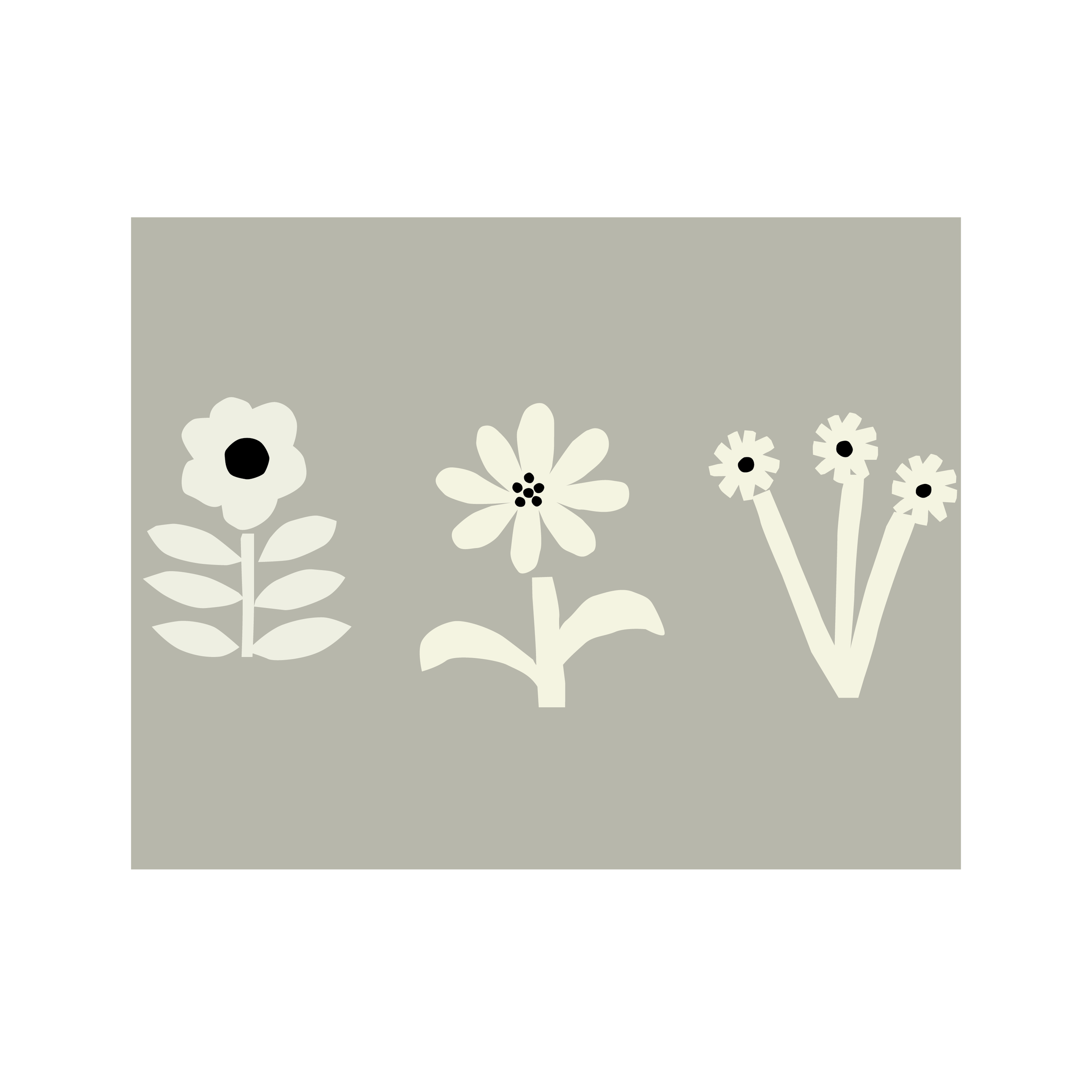 Floral Sun Print Art Print