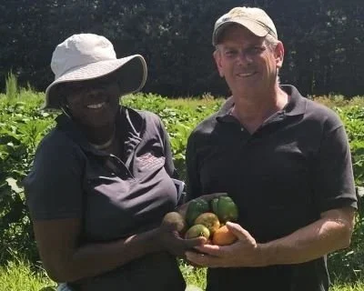 Dr. Nadine Burton,  owner of Tallawah Farms, LLC,  Michael Edwards, owner of Wood Duck Landing Farm