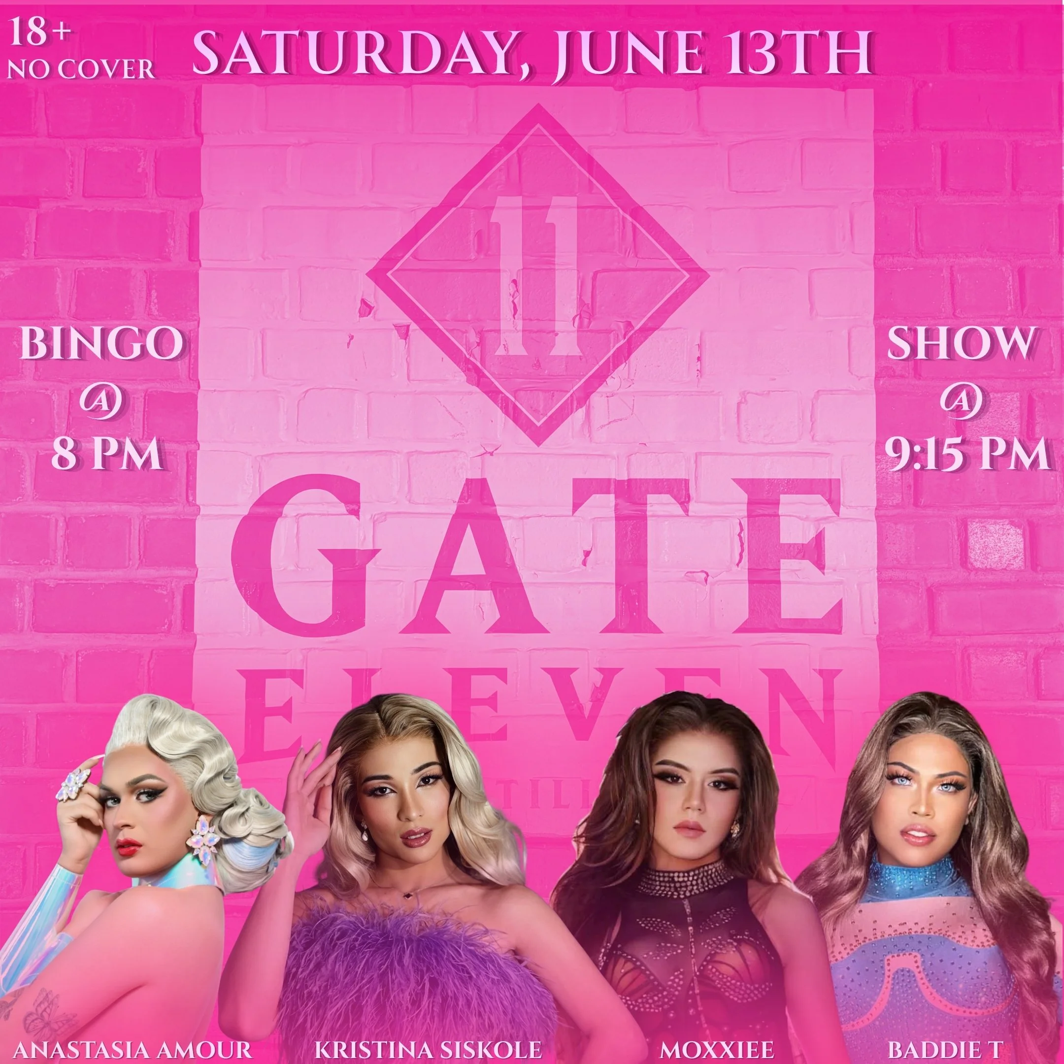Distillery Divas and Drag Bingo
