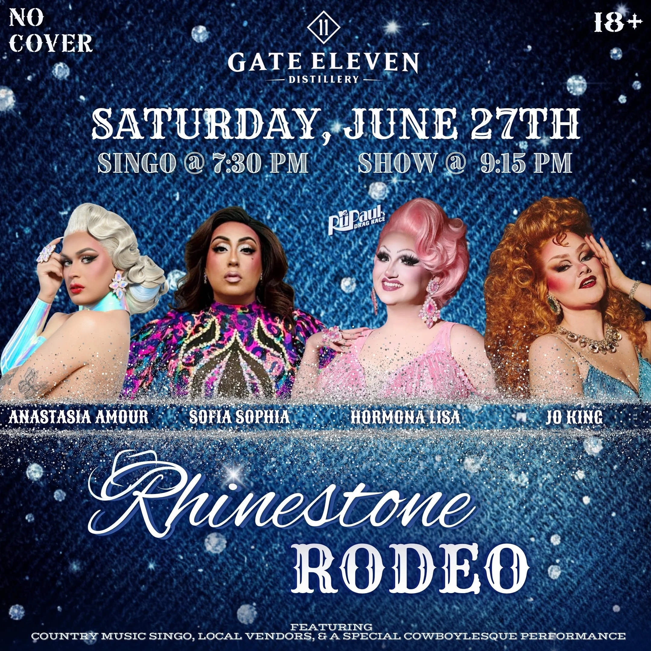 Distillery Divas and Drag Bingo