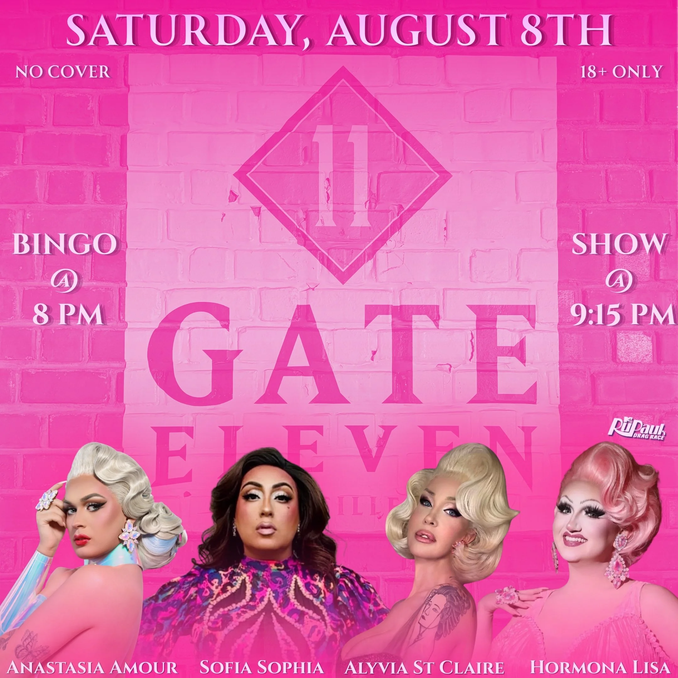 Distillery Divas and Drag Bingo