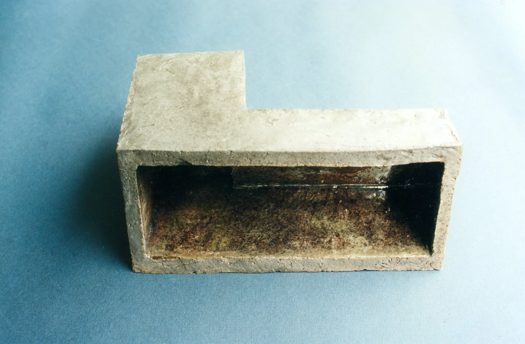 "Hohlkörper schwarz", Ton, 20 x 20 x 20