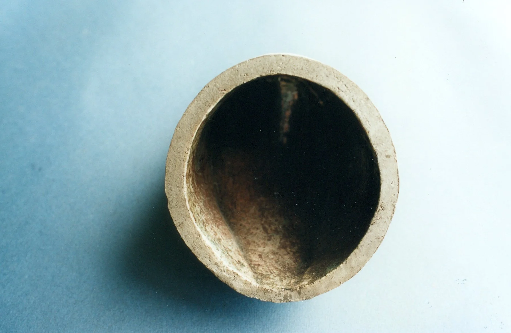 "Hohlkörper schwarz", Ton, 20 x 20 x 20